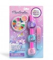 Martinelia Little Unicorn Nail Design Kit Βερνίκια Νυχιών 3 x 4ml, Λίμα Νυχιών & Αυτοκόλλητα 3D