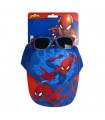 CAP SET OF SUNGLASSES SPIDERMAN