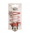 HAIR ACCESSORIES CLIPS 4 PIECES MINNIE